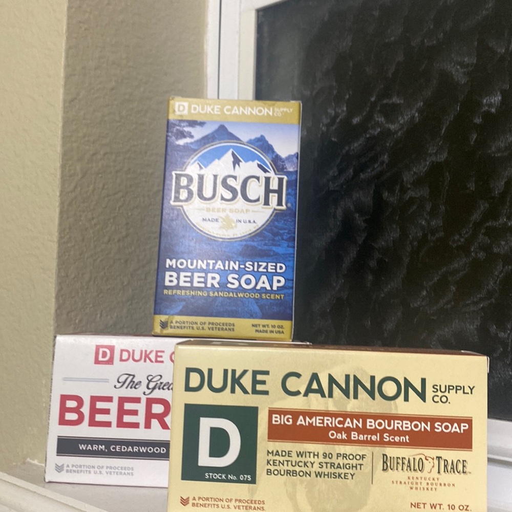 3 bars of Duke Cannon Soap